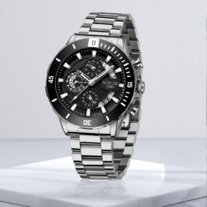 NIBOSI 1985 men's chronograph watch