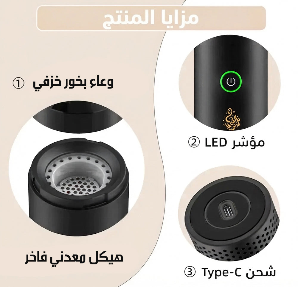 مبخرة بخور كهربائية للملابس والمنزل – Electric Incense Burner - Image 3