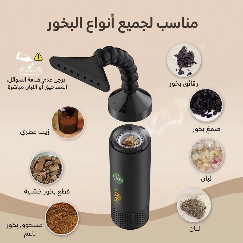 مبخرة بخور كهربائية للملابس والمنزل – Electric Incense Burner - Image 4