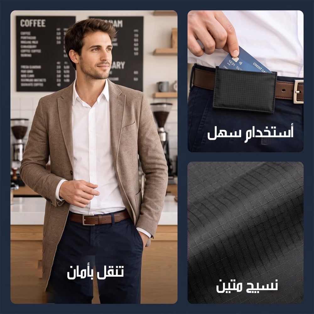 حقيبة خصر مخفية للسفر لحفظ الأغراض الشخصية Hidden Anti-Theft Travel Waist Bag - Image 4
